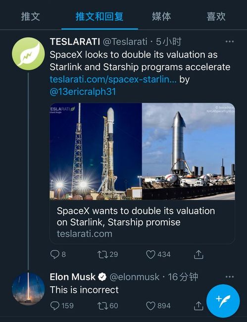 马斯克旗下SpaceX估值再创新高,商业航天领域引领风潮