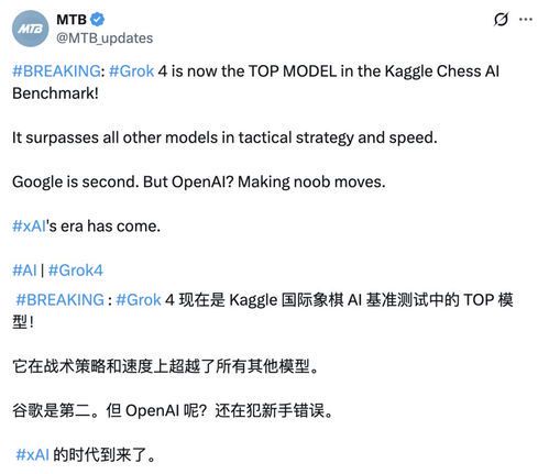 硅谷狂想曲：马斯克Grok4如何以"非人类思维"颠覆AI象棋大赛
